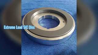 SiC Thrust Disc ต้านทานการกัดกร่อนที่รับน้ำหนักมาก