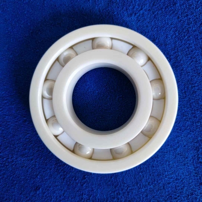 6207CE ZrO2 โครงการเคลือบลูกหนัง PEEK Cage 35x72x17mm