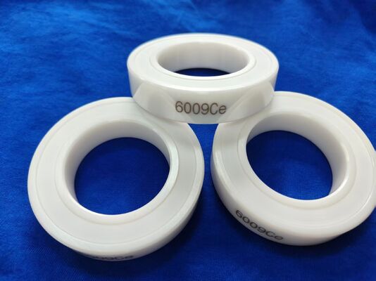 6008 6009 6010 Full Zirconia Ceramic Ball Bearing with ZrO2 rings and balls, PEEK cage and PTFE seals, P6/P5 grade precision